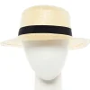 Party Delights Natural Straw Boater Hat< Hats & Headwear