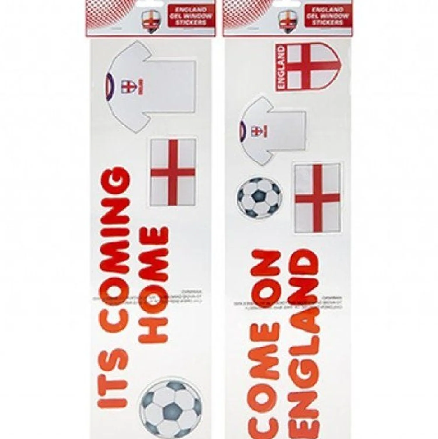 Naughty Elf 'Come On England' Window Stickers - 55X15Cm<Party Delights Best