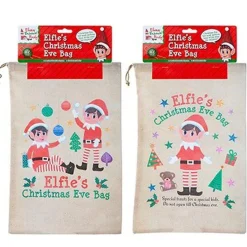 Naughty Elf Large Christmas Eve Bag - 36Cm X 55Cm<Party Delights Outlet