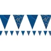 Party Delights Navy & Gold Geode 40Th Birthday Paper Bunting - 3.7M< Bunting