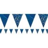 Party Delights Navy & Gold Geode 60Th Birthday Paper Bunting - 3.7M< Bunting