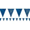 Party Delights Navy & Gold Geode 18Th Birthday Paper Bunting - 3.7M< Bunting