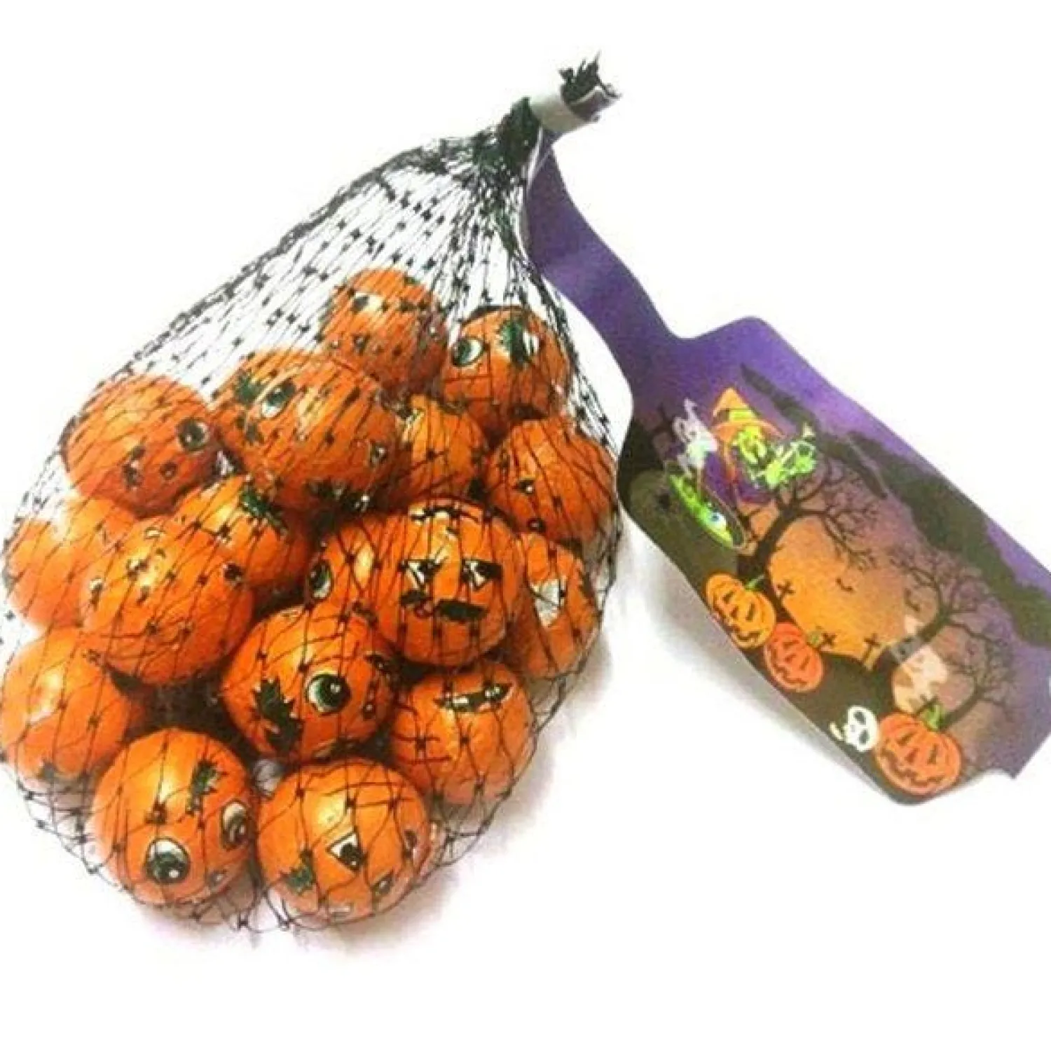 Party Delights Net Of Chocolate Pumpkins - 75G< Chocolates