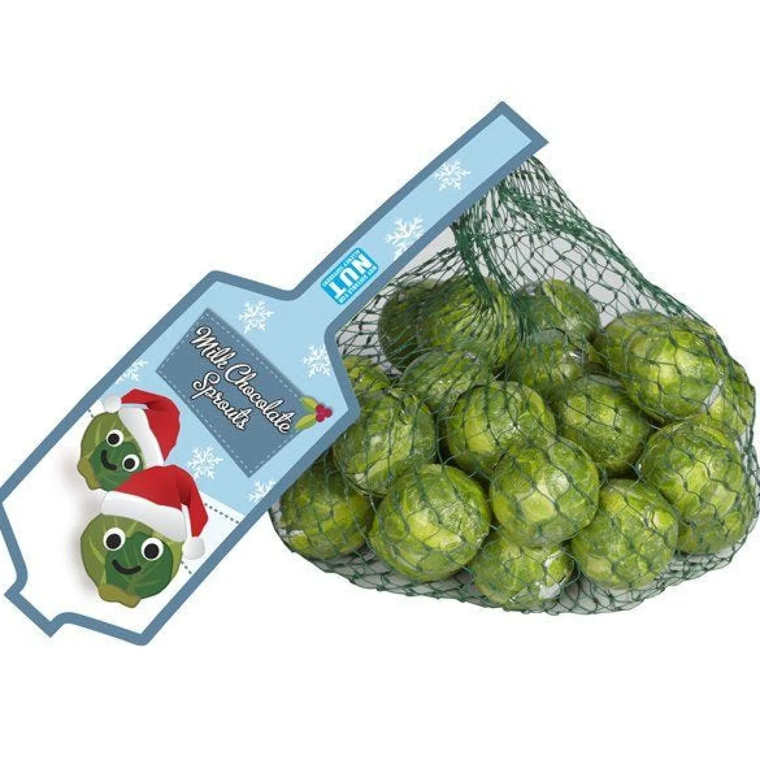 Net Of Solid Milk Chocolate Brussels Sprouts - 75G<Party Delights Outlet