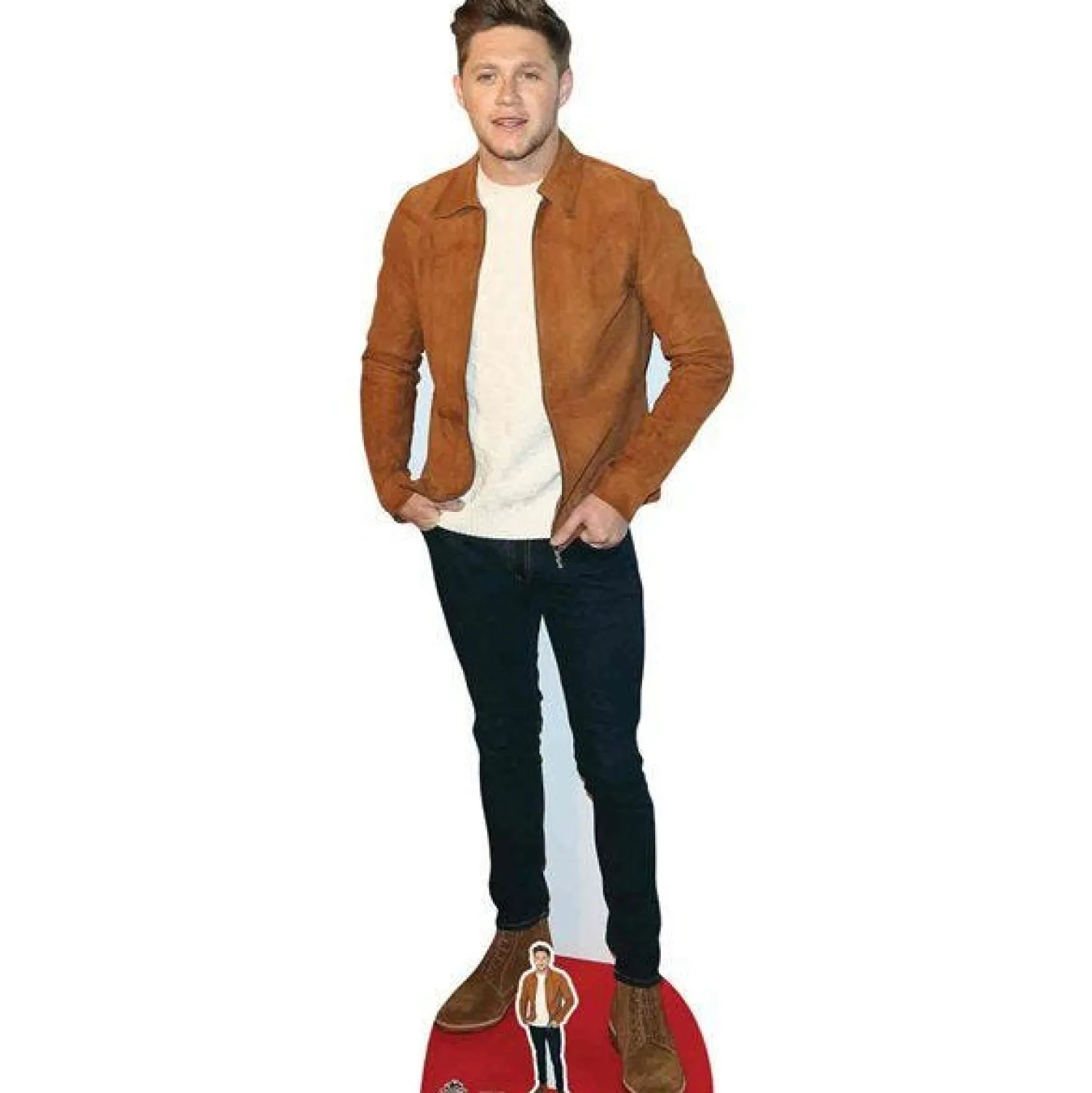 Party Delights Niall Horan Suede Jacket Cardboard Cutout - 184Cm X 61Cm< Cardboard Cut Outs
