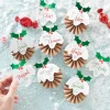 Novelty Christmas Day Badges - 8Cm (6Pk)<Party Delights Sale