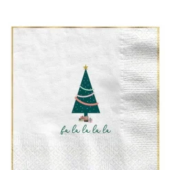 Oh Christmas Lunch Napkin - 33Cm (16Pk)<Party Delights Hot