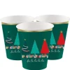 Oh Christmas Tree Cups - 250Ml (8Pk)<Party Delights Hot