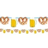 Party Delights Oktoberfest Pretzel Paper Garland - 10M< Hanging Decorations