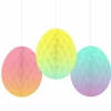 Party Delights Ombre Hanging Honeycomb Eggs (3Pk)< Hanging Decorations