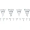 Party Delights On Your Christening Blue Paper Bunting - 3.7M< Bunting