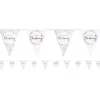 Party Delights On Your Christening Pink Paper Bunting - 3.7M< Bunting