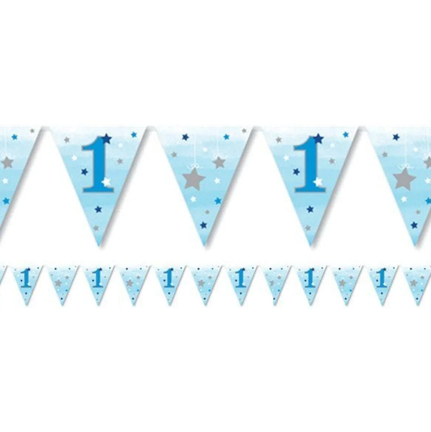 Party Delights One Little Star Boy Paper Bunting< Bunting