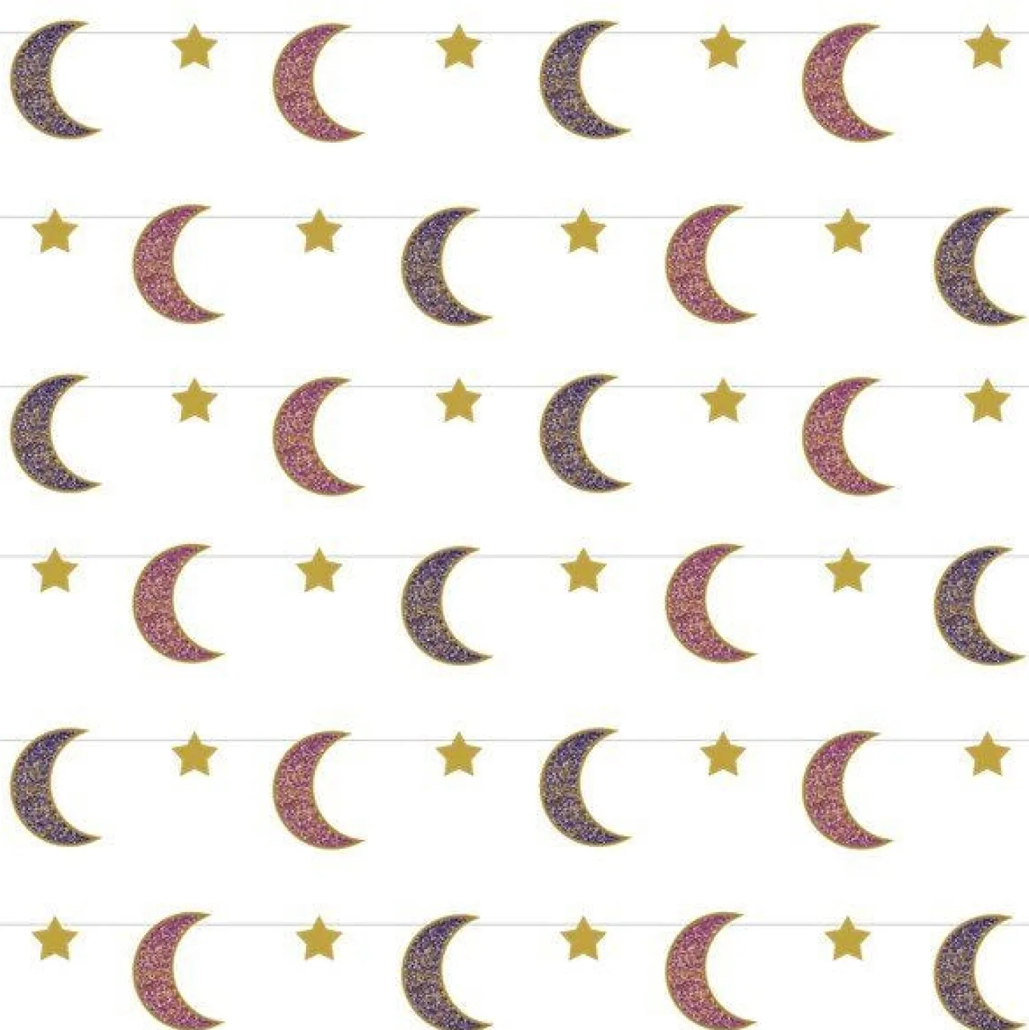 Party Delights Opulent Eid String Decoration - 2.13M (6Pk)< Hanging Decorations