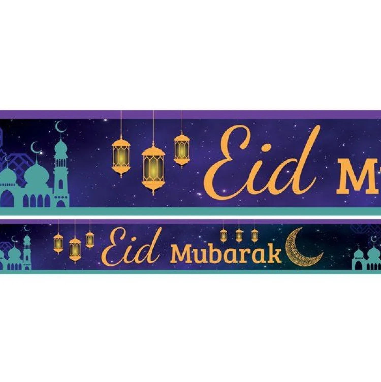 Party Delights Opulent Eid Yard Banners (3Pk)< Banners