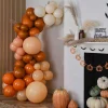 Party Delights Orange, Sand And Peach Halloween Balloon Arch - 80 Balloons< Arches & Clouds