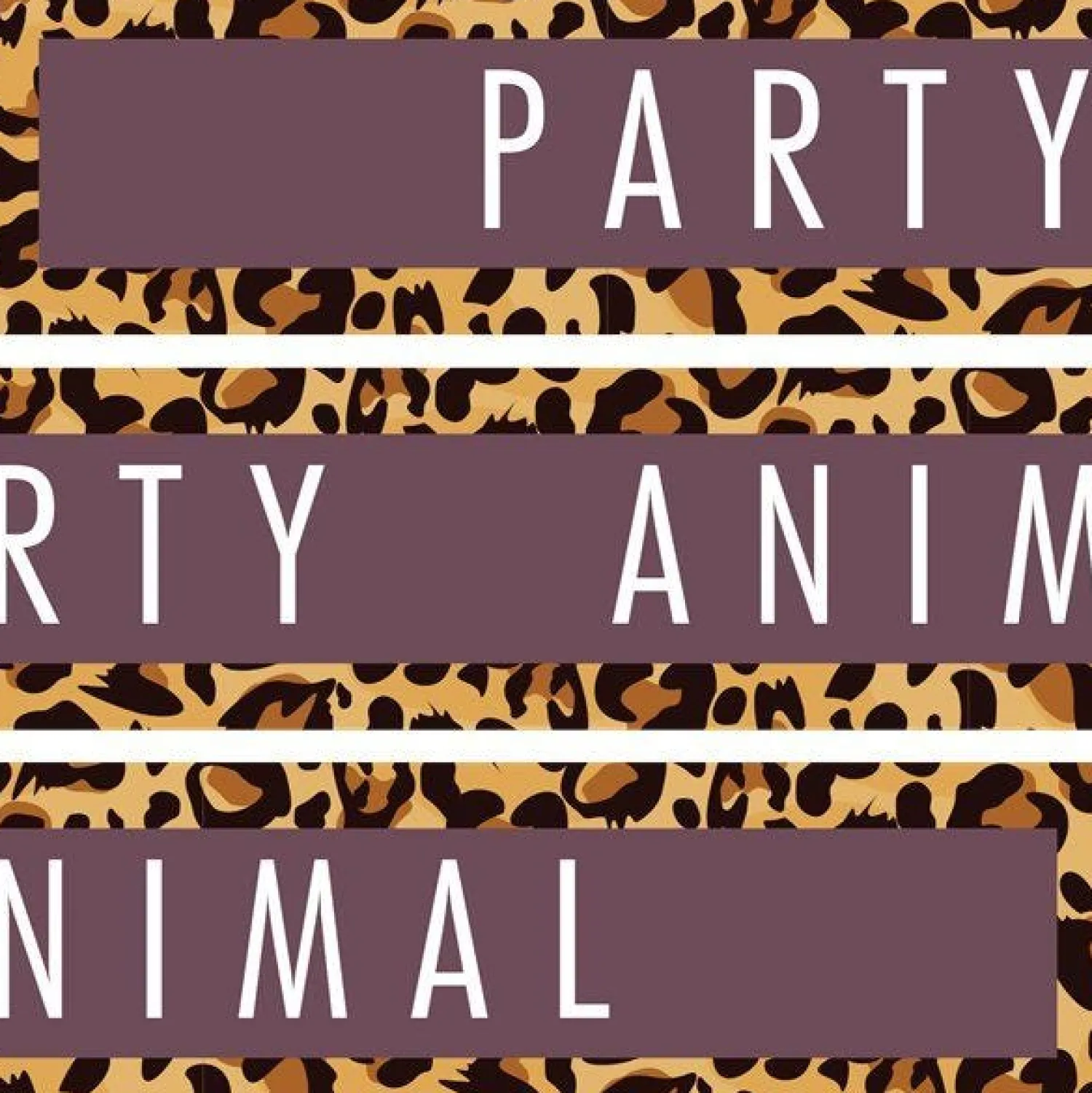 Party Delights Party Animal Paper Banner - 1M (3Pk)< Banners