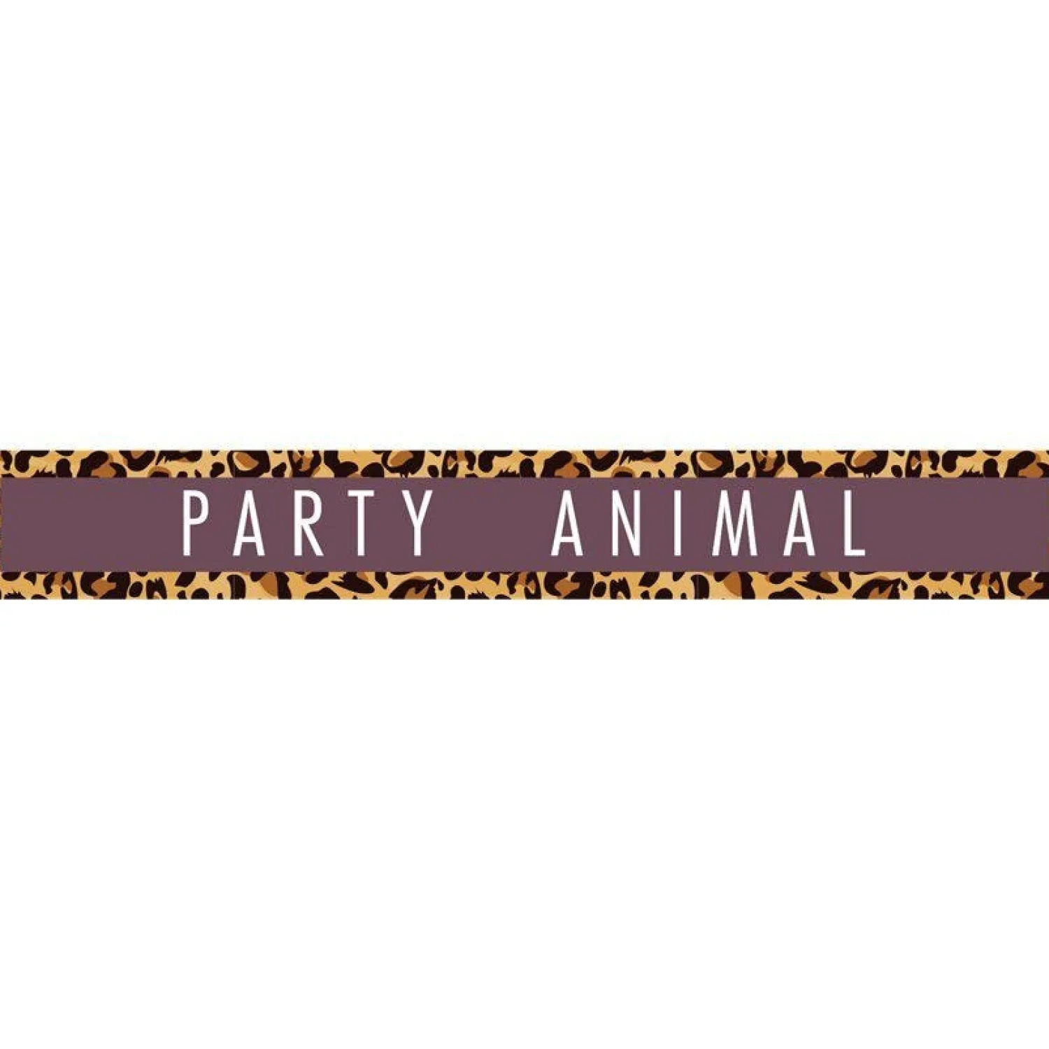 Party Delights Party Animal Paper Banner - 1M (3Pk)< Banners