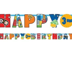 Party Delights Party Town Add An Age Letter Banner< Banners