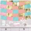 Party Delights Pastel Foil Decorative Hanging Backdrop (9Pk)< Party Backdrops