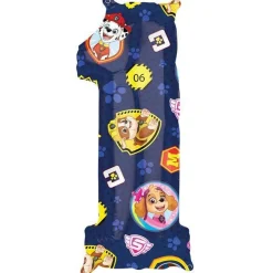 Party Delights Paw Patrol Number 1 Foil Balloon - 26"< Number Balloons