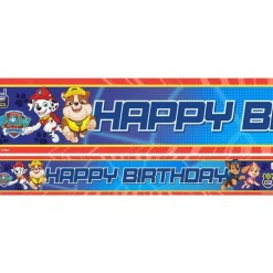 Party Delights Paw Patrol Paper Banners - 1M (3Pk)< Banners