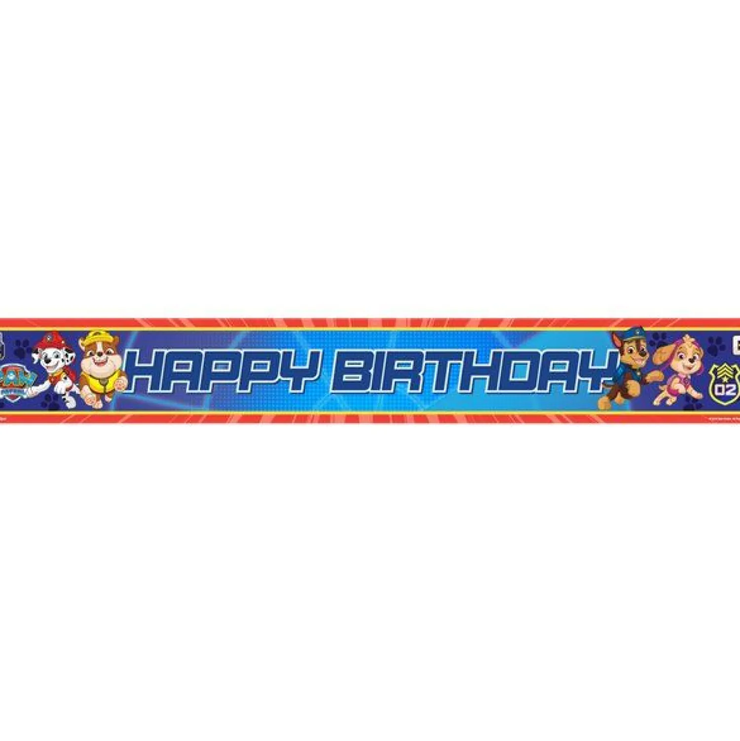 Party Delights Paw Patrol Paper Banners - 1M (3Pk)< Banners