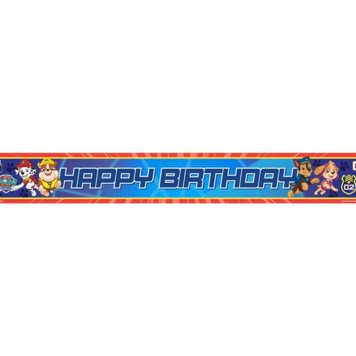 Party Delights Paw Patrol Paper Banners - 1M (3Pk)< Banners