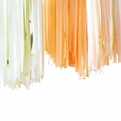Party Delights Peach & Gold Streamer Ceiling Kit< Hanging Decorations