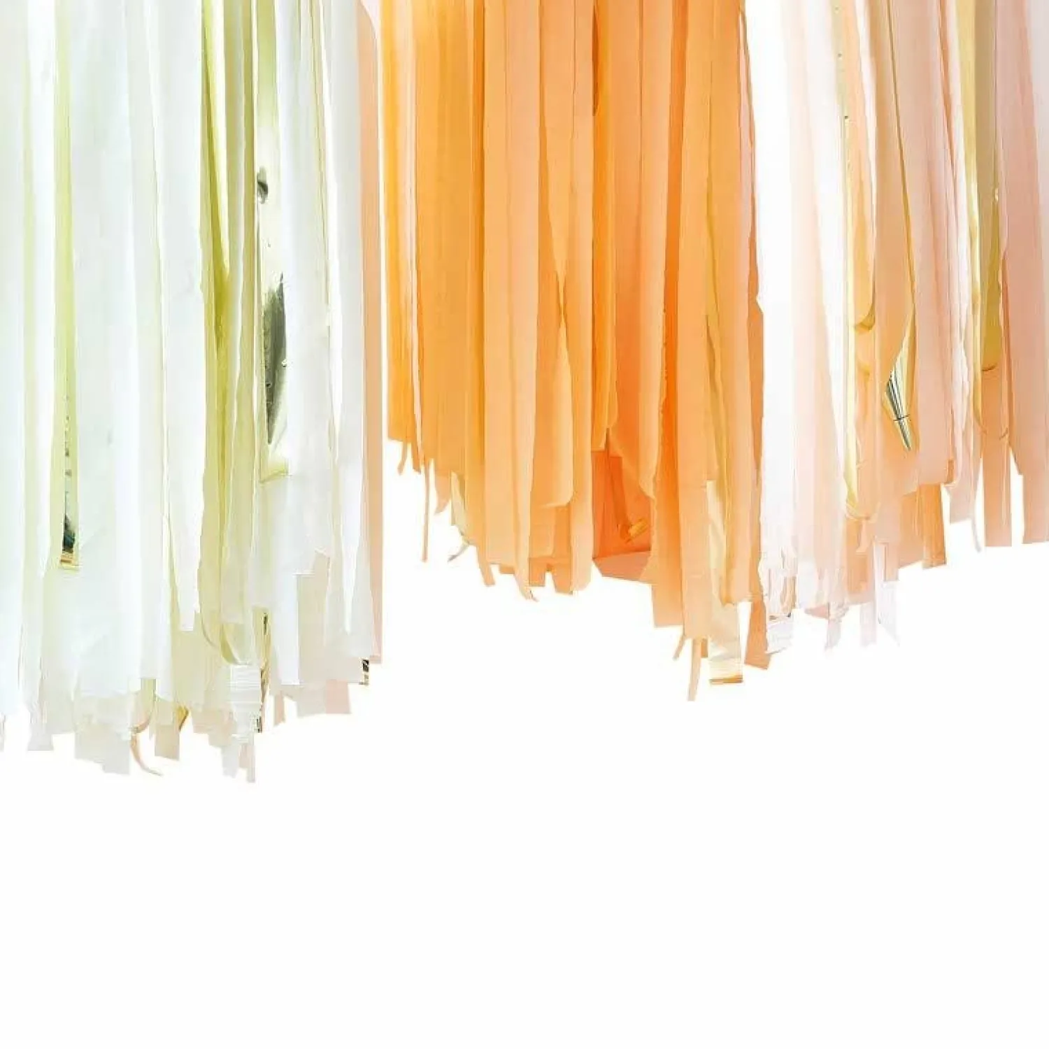 Party Delights Peach & Gold Streamer Ceiling Kit< Hanging Decorations