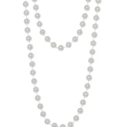 Party Delights Pearl Necklace - 150Cm< Costume Props