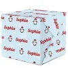 Penguin & Snowflake Christmas Personalised Wrapping Paper- 62 X 100Cm Sheet<Party Delights Outlet