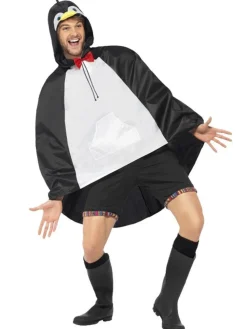 Penguin Party Poncho - Adult Costume<Party Delights New