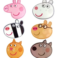 Party Delights Peppa Pig Card Masks (6Pk)< Masks
