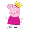 Party Delights Peppa Pig Crown Cardboard Cutout - 90Cm X 62Cm< Cardboard Cut Outs