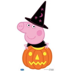 Peppa Pig Halloween Pumpkin Cardboard Cutout - 94Cm X 51Cm<Party Delights New