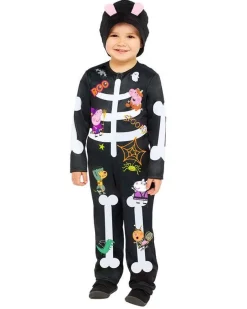 Peppa Pig Skeleton - Childs Costume<Party Delights Clearance
