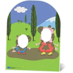 Party Delights Peppa Pig Stand In Photo Prop - 124Cm X 94Cm< Cardboard Cut Outs