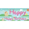 Party Delights Peppa Pig Style Paper Banners - 1M (3Pk)< Banners