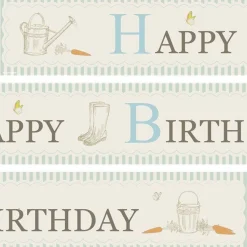 Party Delights Peter Rabbit Paper Banners - 1M (3Pk)< Banners