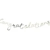 Party Delights Pick & Mix Pastel Gold 'Congratulations' Banner - 1.5M< Banners