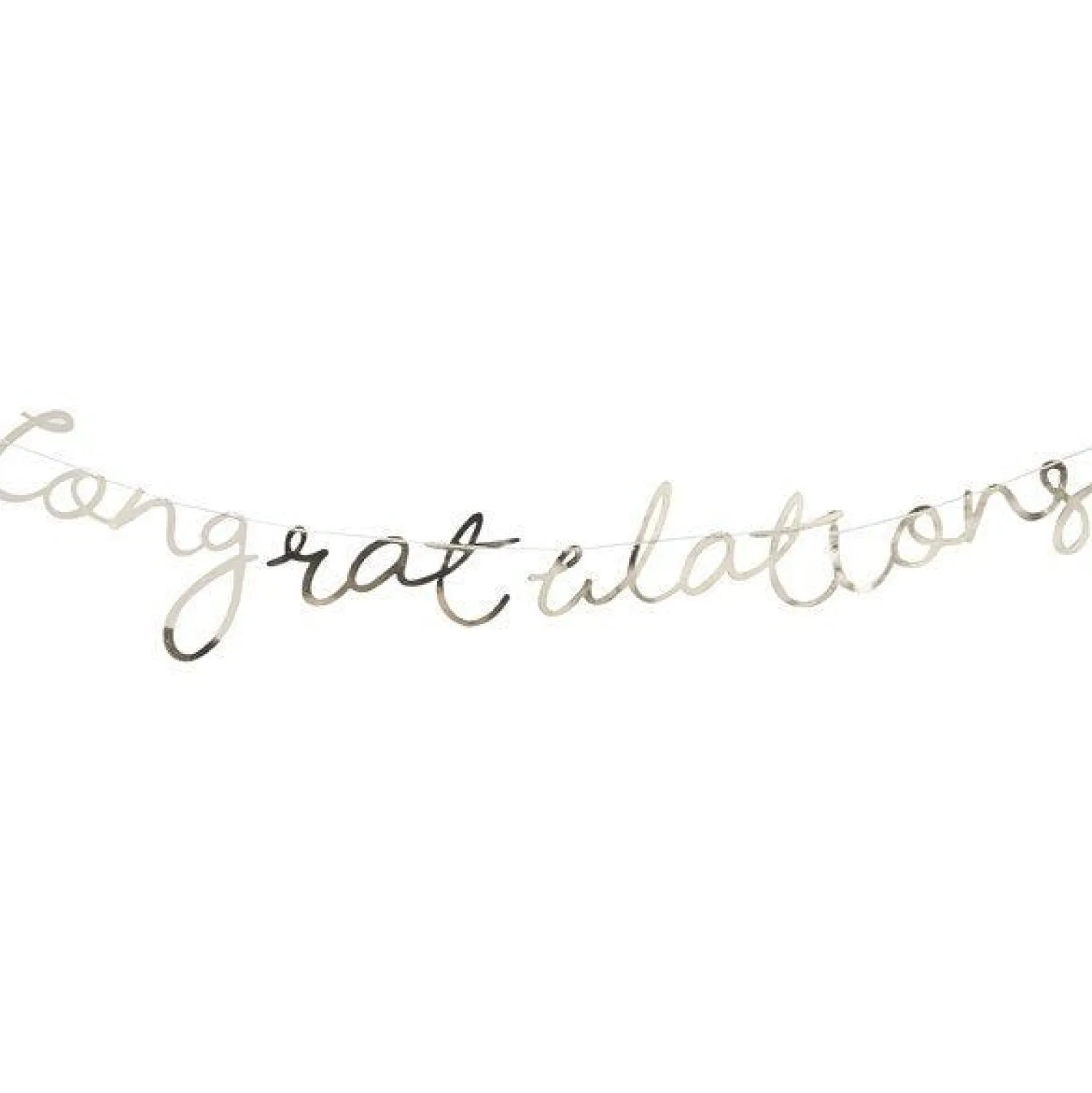 Party Delights Pick & Mix Pastel Gold 'Congratulations' Banner - 1.5M< Banners