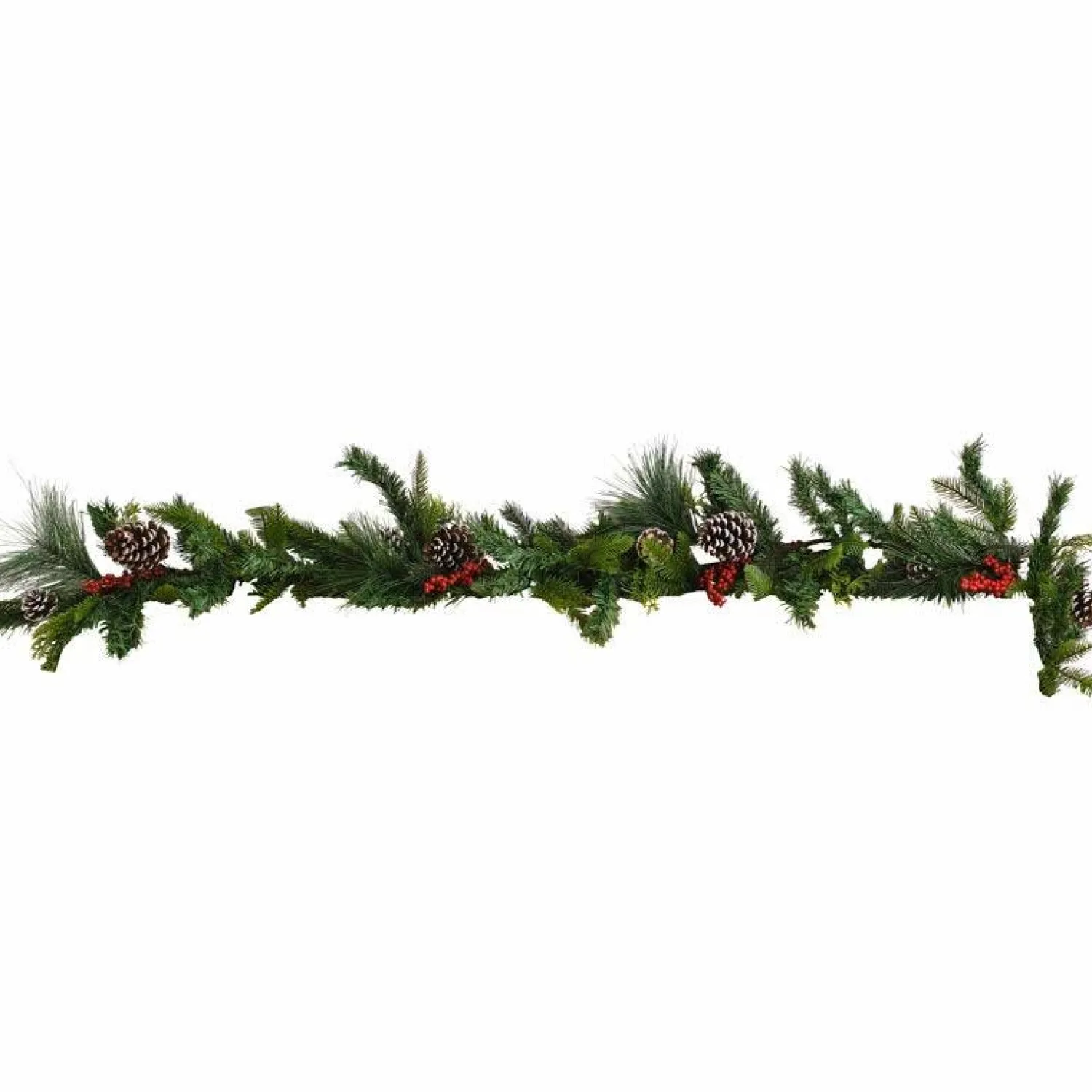 Pine Cones & Berries Foliage Garland - 1.8M<Party Delights Discount