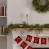 Party Delights Pine Foliage Christmas Garland With Lights - 1.8M< Flowers & Foliage