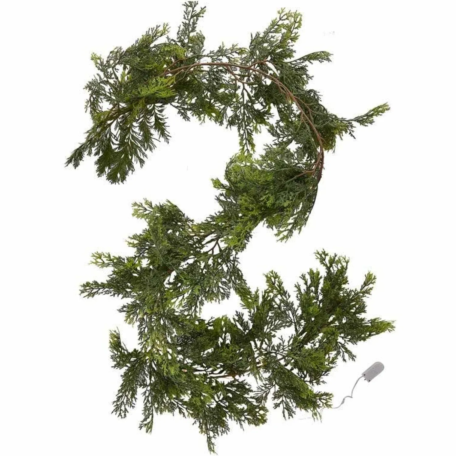 Party Delights Pine Foliage Christmas Garland With Lights - 1.8M< Flowers & Foliage