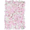 Party Delights Pink & White Flower Wall Backdrop Tile - 60Cm X 40Cm< Flowers & Foliage