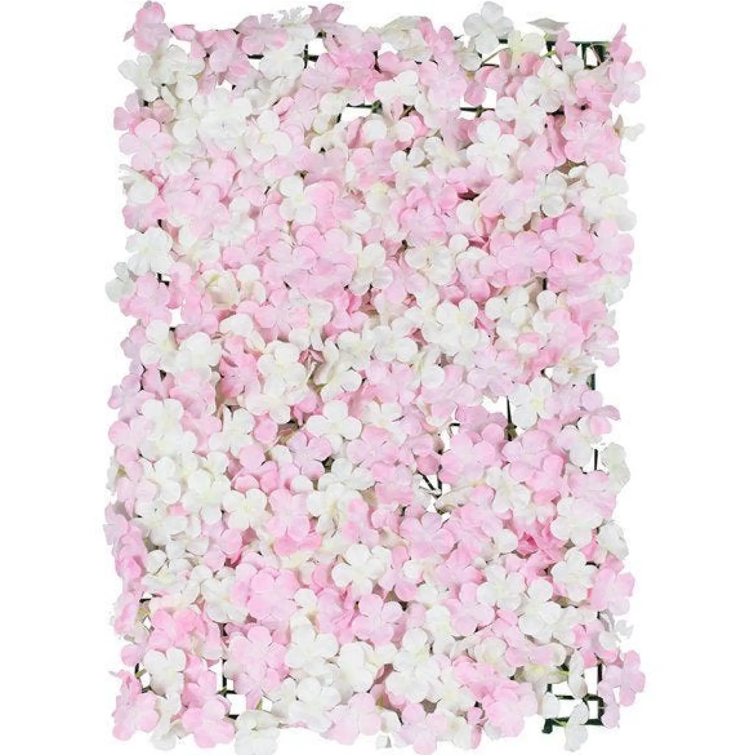Party Delights Pink & White Flower Wall Backdrop Tile - 60Cm X 40Cm< Flowers & Foliage
