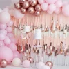 Party Delights Pink And Rose Gold Balloon Arch< Arches & Clouds