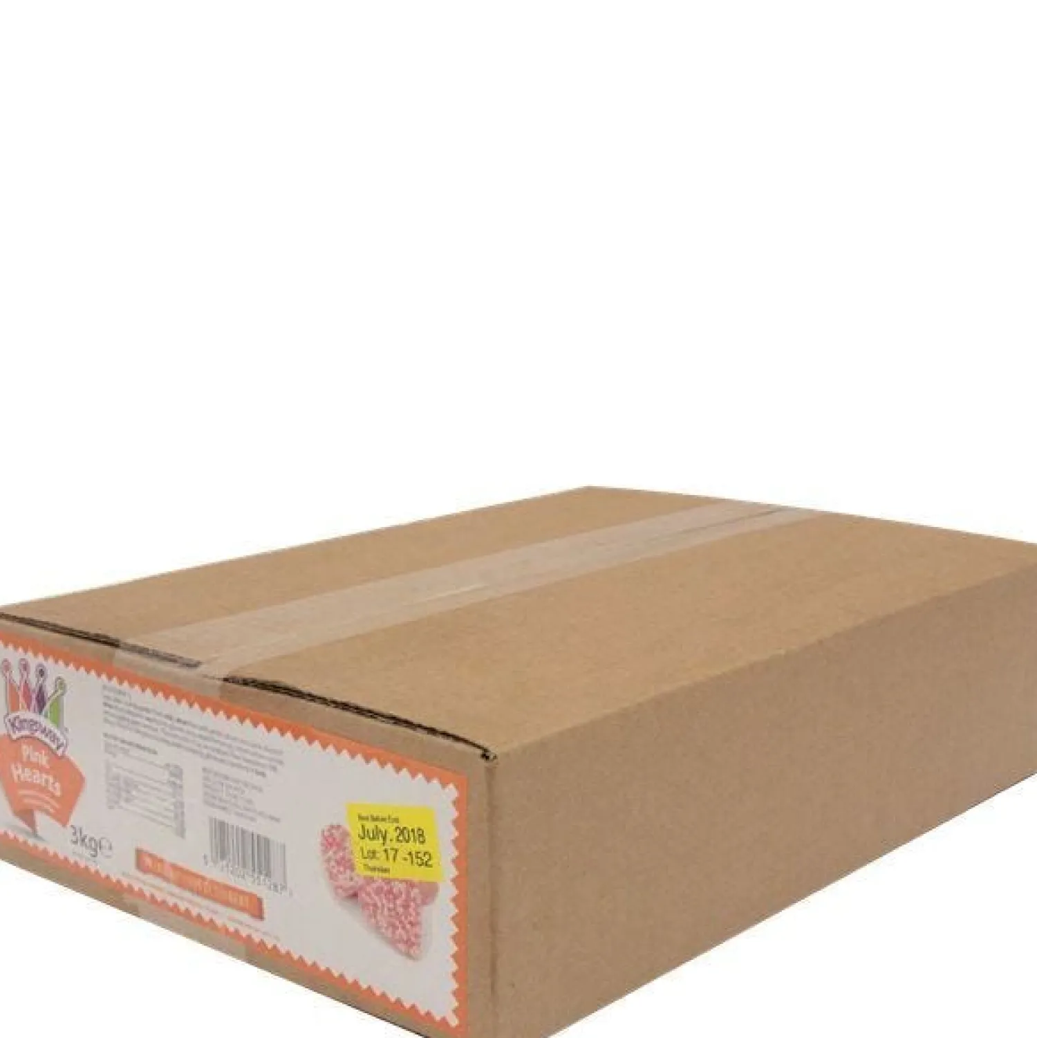 Party Delights Pink Hearts - 3Kg< Sweets