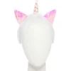 Party Delights Pink Holographic Unicorn Headband< Hats & Headwear